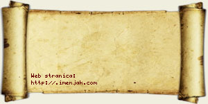 Una Belobabić vizit kartica